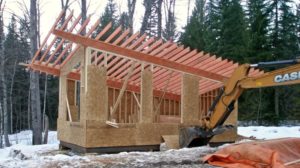 warming hut construction