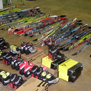 ski gear fitting session