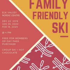 family ski poster