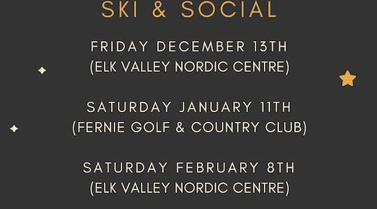 full moon ski poster