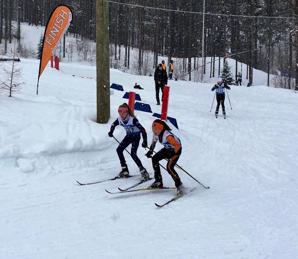 Ella cornering at Kimberley sprints