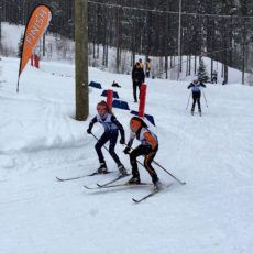 Ella cornering at Kimberley sprints