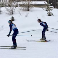 Makaela and Adele at Kimberley sprints