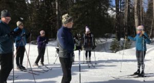 Adult ski lessons