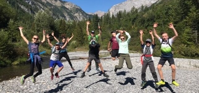 Our young Nordic Racers are full of energy fernie nordic racers fall 2021