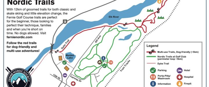 map of fernie golf course