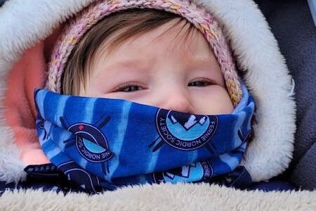 Renew your club membership now! neck warmer